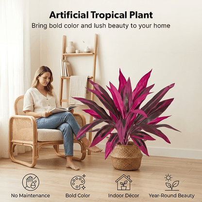 UV-Resistant Faux Fern for Indoor & Covered Outdoor Decor