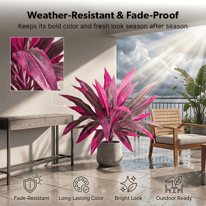 UV-Resistant Faux Fern for Indoor & Covered Outdoor Decor