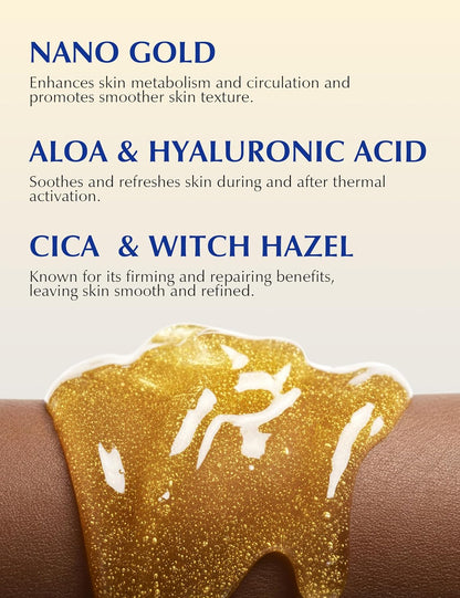 Firmlyflow™ 15-Day Fast-Acting Anti Cellulite Sculpting & Tightening Burn Gold Massage Cream | Cryo Thermo Firming Gold Gel for Belly Thigh But & Arm| WELLENESS，Refreshing Formula | Unisex Body Contouring Treatment for Men & Women |7.05 Oz