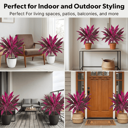 UV-Resistant Faux Fern for Indoor & Covered Outdoor Decor